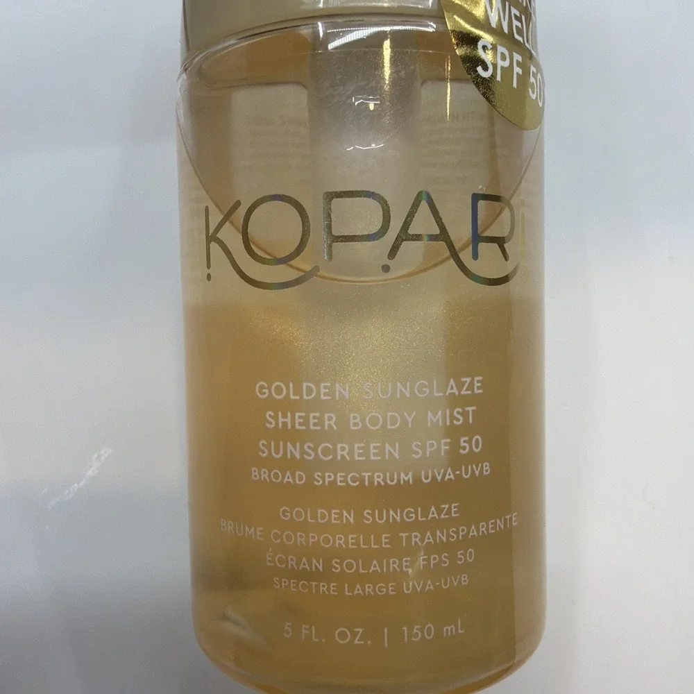 2 PACK Kopari Golden Sunglaze Sheer Body Mist SPF 50 Sunscreen 5oz NEW SEALED